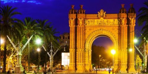 arco del triunfo en barcelona